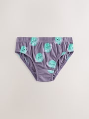 Space Print 100% Cotton Printed Briefs 5 Pack (1.5-10yrs) - Image 3 of 9