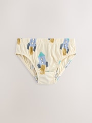 Space Print 100% Cotton Printed Briefs 5 Pack (1.5-10yrs) - Image 6 of 9