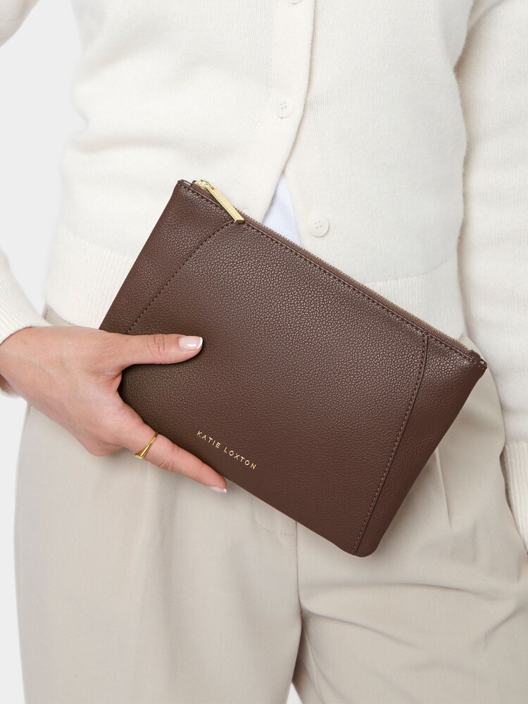 Katie Loxton Brown Hana Pouch - Image 1 of 4