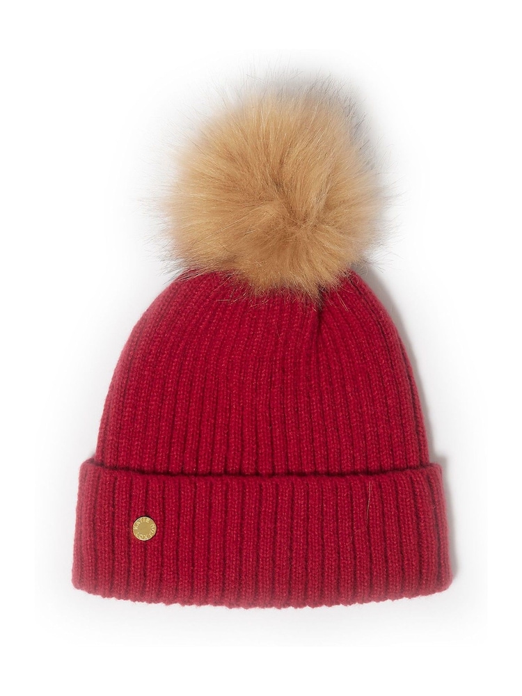 Katie Loxton Red Knitted Hat - Image 2 of 4