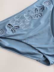 Steel Blue High Leg Bikini Bottoms - Image 8 of 8