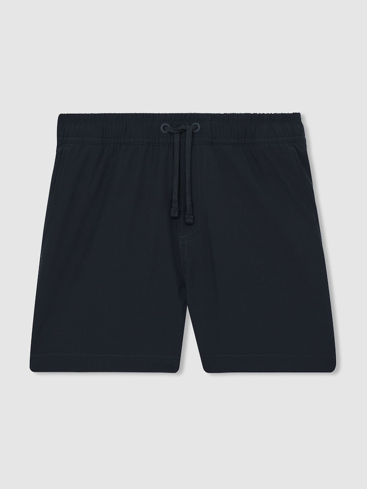Reiss Navy Cliff 9-13 yrs Drawstring Swim Shorts - Image 2 of 4