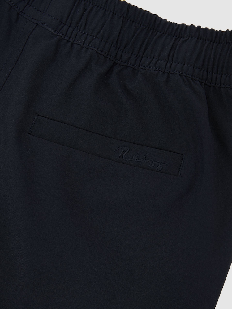 Reiss Navy Cliff 9-13 yrs Drawstring Swim Shorts - Image 5 of 5
