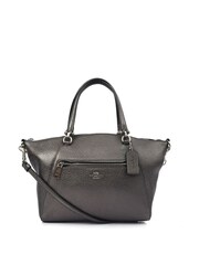 COACH Metallic Prairie Satchel Leather Handbag - Image 1 of 6