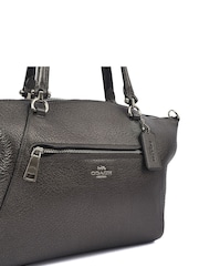 COACH Metallic Prairie Satchel Leather Handbag - Image 5 of 6