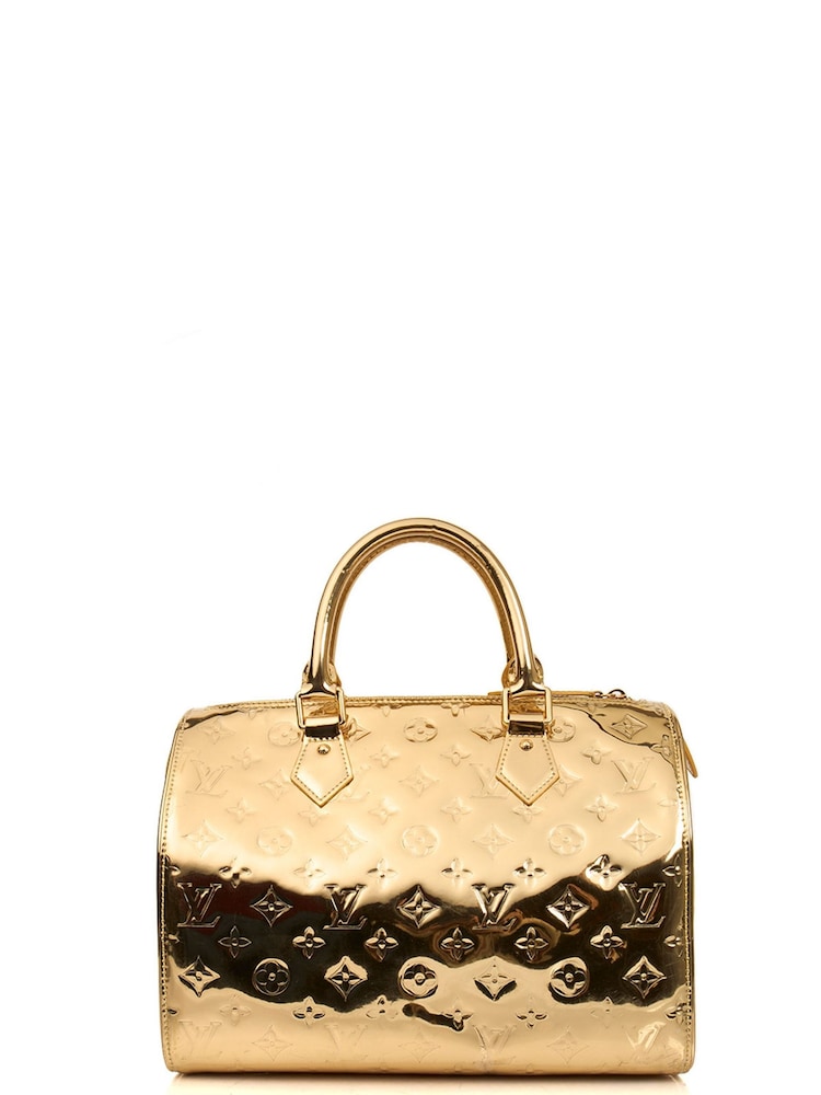 Louis Vuitton Metallic Speedy 30 Leather Handbag - Image 1 of 6