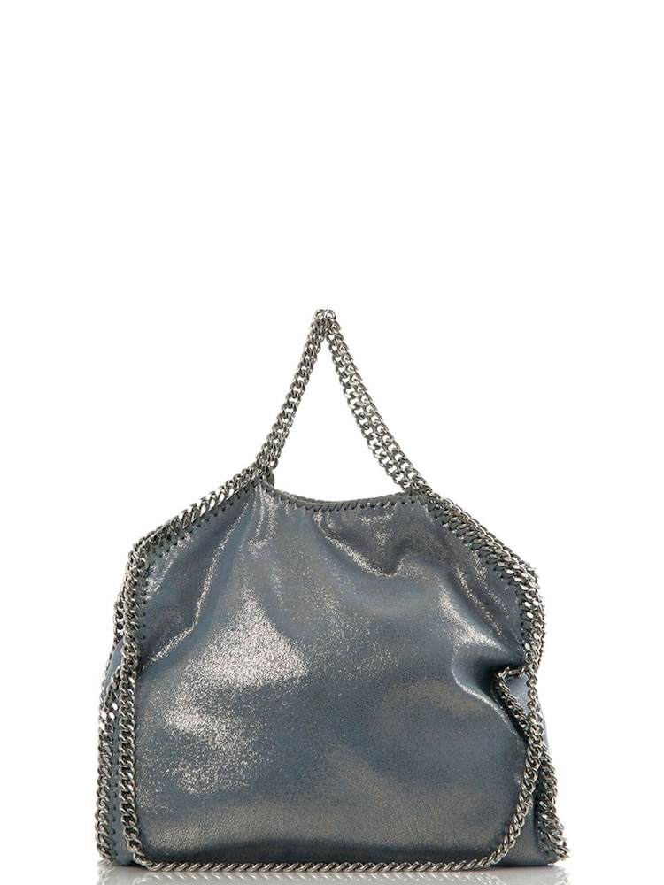 Stella McCartney Metallic Falabella Tote Fabric Handbag - Image 2 of 5