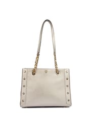 MCM Metallic Tote Leather Handbag - Image 1 of 6