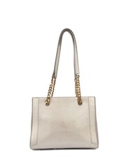 MCM Metallic Tote Leather Handbag - Image 2 of 6