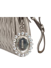 Miu Miu Metallic Matelasse Nappa Crystal Leather Handbag - Image 6 of 6