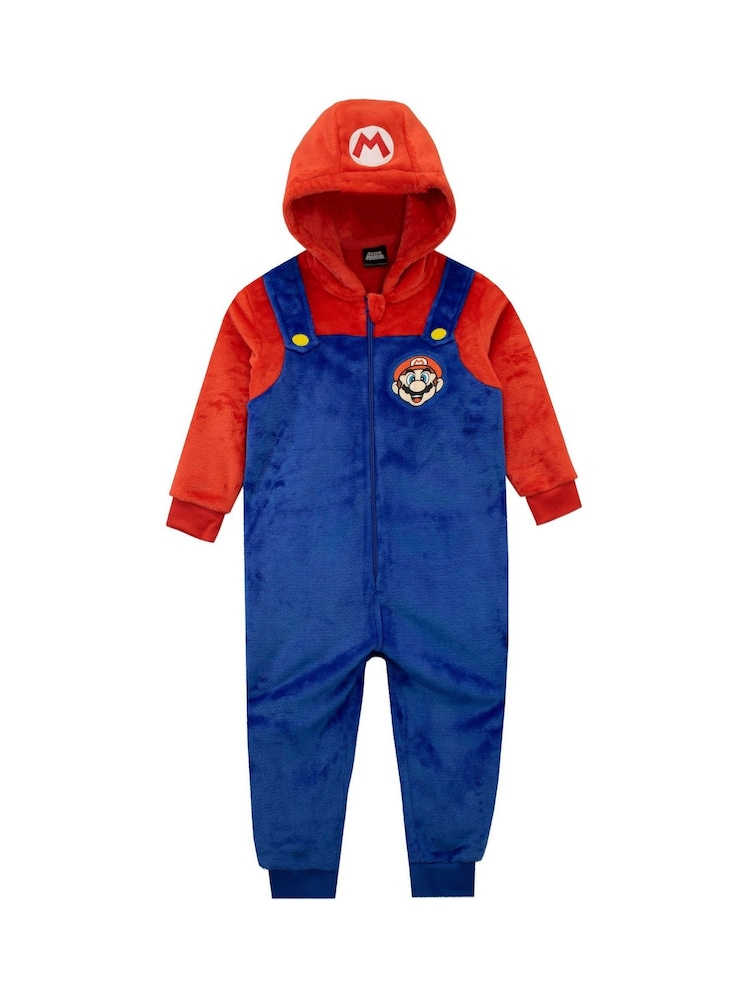 Hahmo- Super Mario Fleece Hupullinen Yksiosainen - Kuva 1 / 2