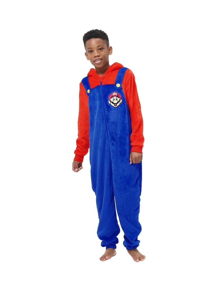 Hahmo- Super Mario Fleece Hupullinen Yksiosainen - Kuva 2 / 2
