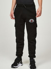 Zavetti Canada Junior Botticini Reflective Black Cargo Joggers - Image 1 of 7