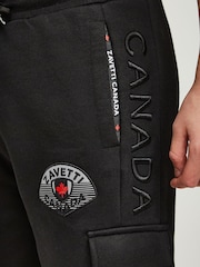 Zavetti Canada Junior Botticini Reflective Black Cargo Joggers - Image 4 of 7