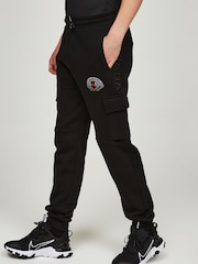 Zavetti Canada Junior Botticini Reflective Black Cargo Joggers - Image 6 of 7