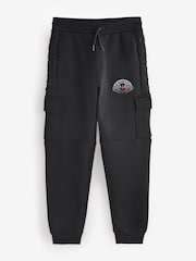 Zavetti Canada Junior Botticini Reflective Black Cargo Joggers - Image 7 of 7