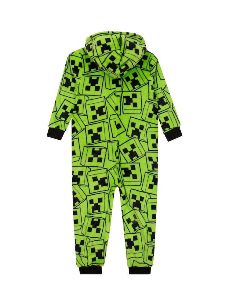 Minecraft Pyjama's Voor Jongens | Creeper Gaming Set | Schwarz 134