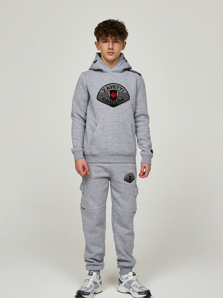 Zavetti Canada Junior Botticini Reflective Black Hoodie - Image 1 of 8