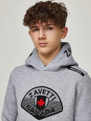 Zavetti Canada Junior Botticini Reflective Black Hoodie - Image 4 of 8