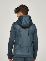 Zavetti Canada Junior Firronino Zip Through Blue Hoodie - Image 2 of 7