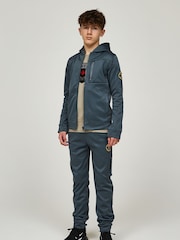 Zavetti Canada Junior Firronino Zip Through Blue Hoodie - Image 3 of 7