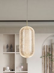 Searchlight Satin Brass Tuscany LED Pendant Ceiling Light - Image 1 of 4