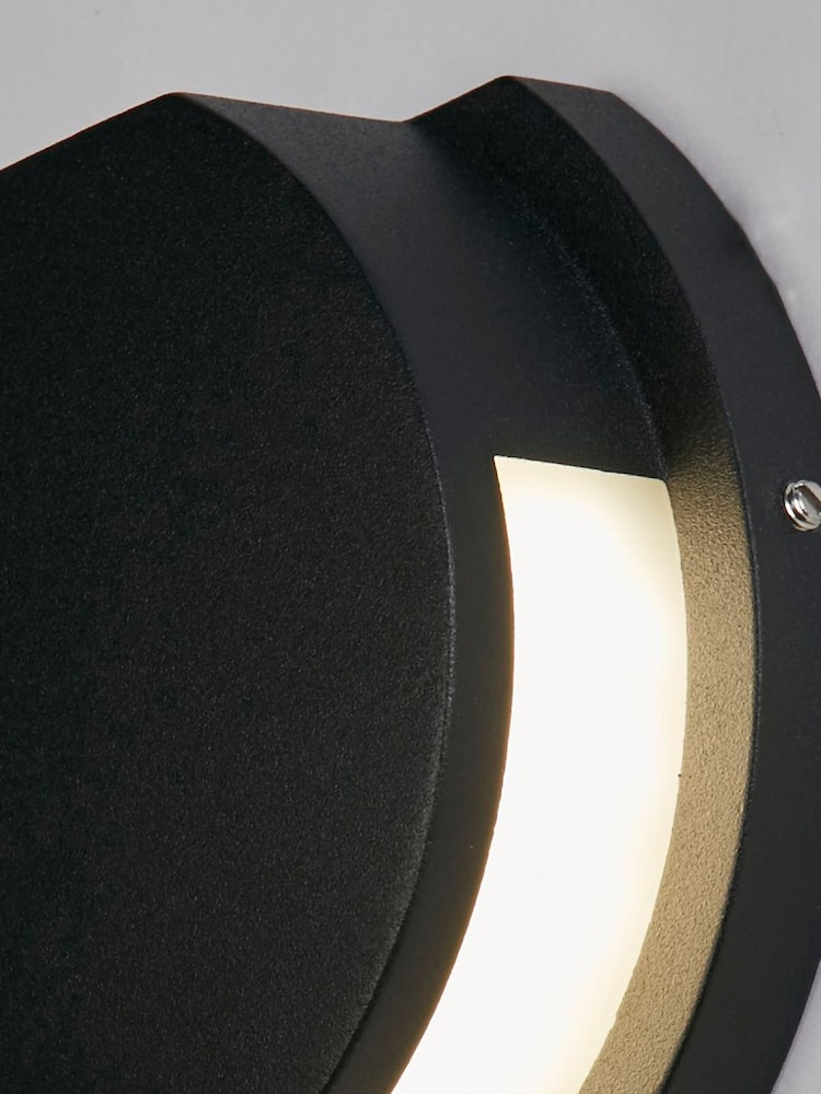 Searchlight Black Blaze LED Outdoor Wall Light - Image 4 of 4