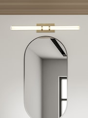 Searchlight Satin Brass Trento LED Wall Light - Image 1 of 4