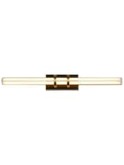 Searchlight Satin Brass Trento LED Wall Light - Image 2 of 4