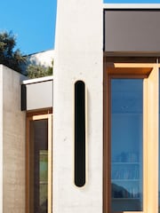 Searchlight Sand Black and Frosted Acrylic Paris LED Outdoor Wall Light - Image 1 of 4