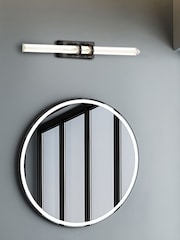 Searchlight Black and Clear Trento LED Wall Light - Image 1 of 4
