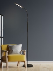 Searchlight Black Corsica Rechargeable LED Floor Lamp - Image 1 of 4