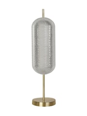 Searchlight Satin Brass Tuscany LED Table Lamp - Image 4 of 5