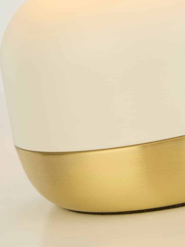 Searchlight White/Gold Kelly Touch Table Lamp - Image 4 of 4