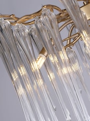 Searchlight Gold Legacy 5 Light Pendant Ceiling Light - Image 4 of 4