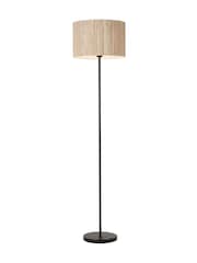 Searchlight Black Field 1 Light Floor Lamp - Image 2 of 4