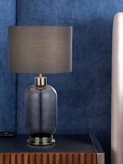 Searchlight Silver Chatsworth Table Lamp - Image 2 of 5
