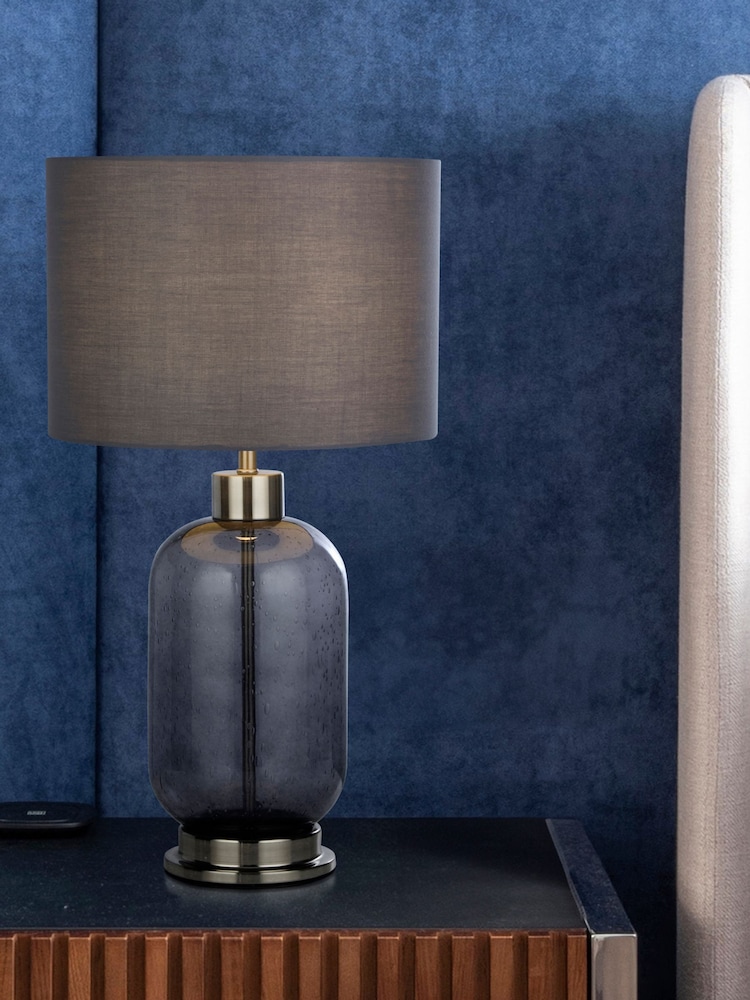 Searchlight Silver Chatsworth Table Lamp - Image 2 of 5 Searchlight Silver Chatsworth Table Lamp - Image 2 of 5
