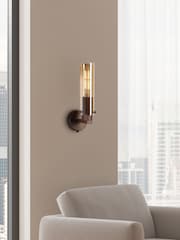 Searchlight Mocha Fira 1 Light Wall Light - Image 1 of 4