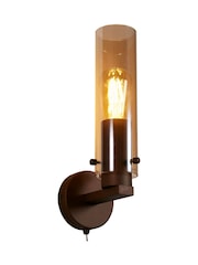 Searchlight Mocha Fira 1 Light Wall Light - Image 2 of 4
