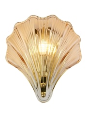 Searchlight Satin Brass Pearl 1 Wall Light IP44 - Image 3 of 4
