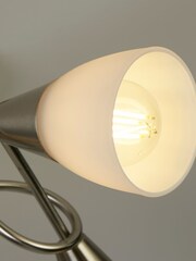Searchlight Satin Silver Thames 3 Light Ceiling Light - Image 4 of 4
