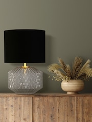 Searchlight Gold and Clear Waterford Table Lamp - Image 2 of 5
