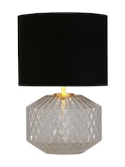Searchlight Gold and Clear Waterford Table Lamp - Image 3 of 5
