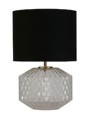 Searchlight Gold and Clear Waterford Table Lamp - Image 4 of 5