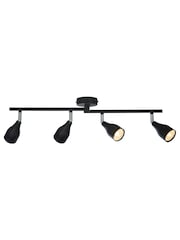 Searchlight Black and Chrome Focus 4 Spotlight - Image 2 of 4