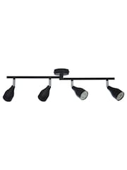 Searchlight Black and Chrome Focus 4 Spotlight - Image 3 of 4