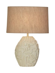 Searchlight Cream Agra 1 Light Table Lamp - Image 5 of 5