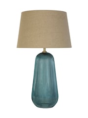 Searchlight Gold and Blue Azure 1 Light Table Lamp - Image 4 of 5