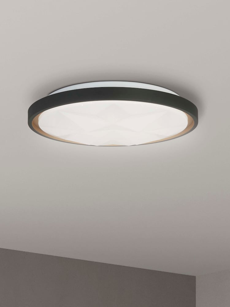 Searchlight Gold Orb LED Flush Ceiling Light - Image 1 of 1